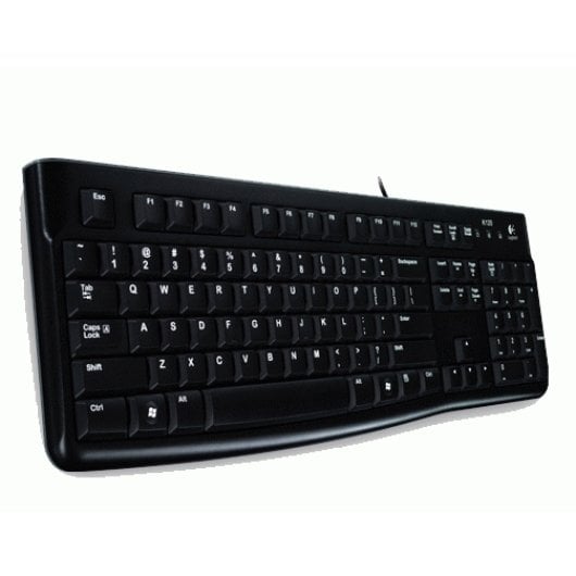 Teclado com fio Logitech K120 Layout QWERTZ USB Preto