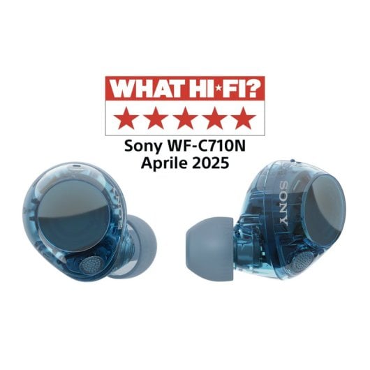 Auriculares Sony Intraurales sans fil avec Annulation de Bruit, Bleu