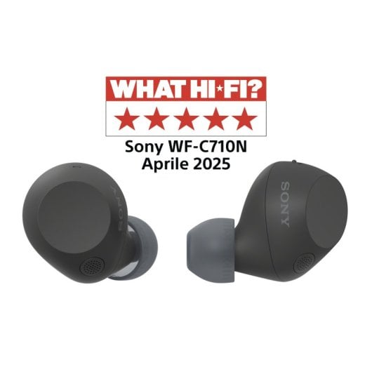 Auriculares Sony inalámbricos Bluetooth con Cancelación de Ruido, Micrófono y Estuche carga rápida, Negro