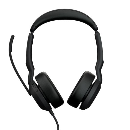 Auriculares Jabra com Fio USB Type-C/A com Cancelamento Ativo de Ruído e Microfone Retrátil Preto