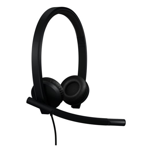 Casque Logitech H570e filaire avec Microphone et Réduction de Bruit, Noir