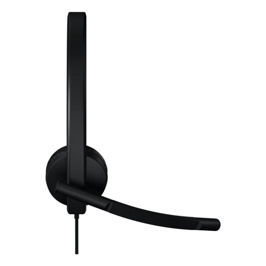 Casque Logitech H570e filaire avec Microphone et Réduction de Bruit, Noir