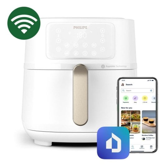 Fritadeira Ar Philips Airfryer XXL HD9285/00 7,2L 2000W Conectividade App HomeID
