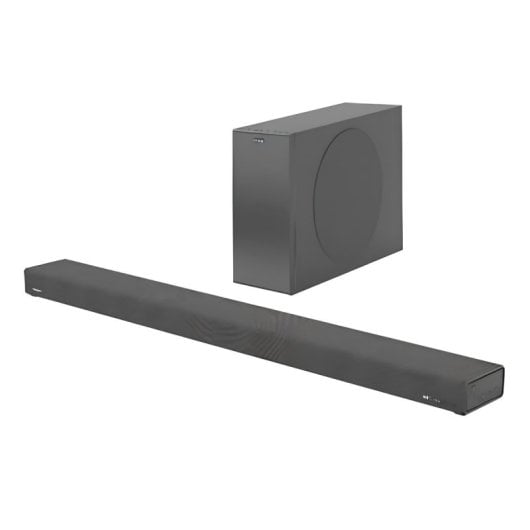 Barra de sonido Haier HSD210K6 Bluetooth HDMI ARC 120W subwoofer inalámbrico