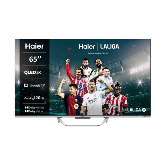 TV Haier QLED H65Q800UX 65? 4K UHD Google TV Dolby Vision Gaming 120Hz HDMI 2.1