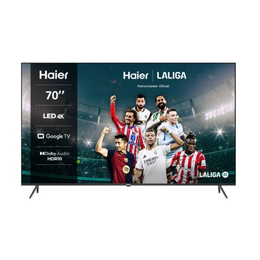 TV Haier LED 70? 4K UHD HDR10 Google TV Dolby VRR ALLM Sin Marcos