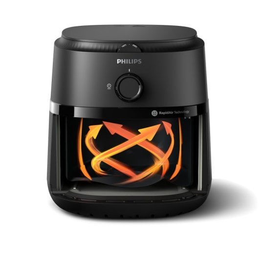 Freidora de aire Philips NA120/00 4.2L 1500W con temporizador y 12 programas
