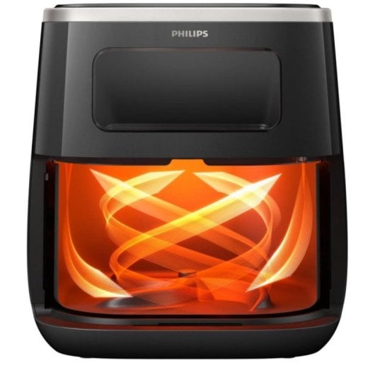 Fritadeira Ar Philips HD9257/80 5,6L Rapid Air Digital Táctil 14 Programas