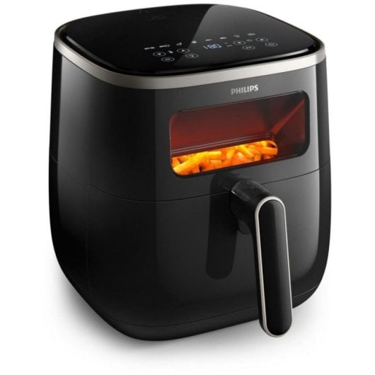Fritadeira Ar Philips HD9257/80 5,6L Rapid Air Digital Táctil 14 Programas