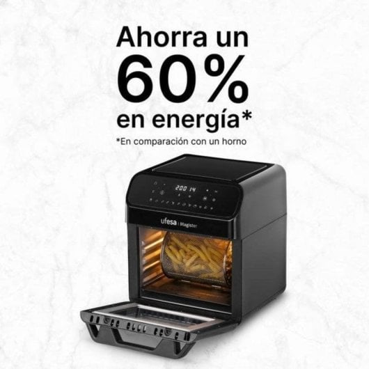 Freidora de aire Ufesa 72805550 Magister 12L 1850W control digital 12 programas accesorios