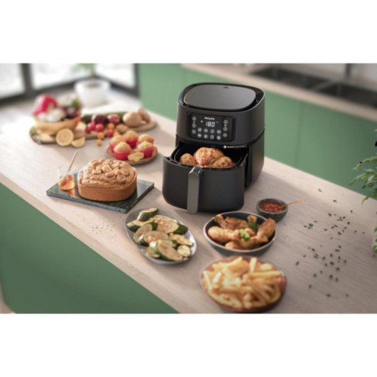 Freidora de aire Philips HD9285/90 XXL 7.2L 2000W Digital Conectada Rapid Air