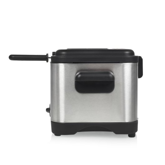 Freidora tradicional Princess 182612 1.5L 1000W Acero Inoxidable control preciso ventana