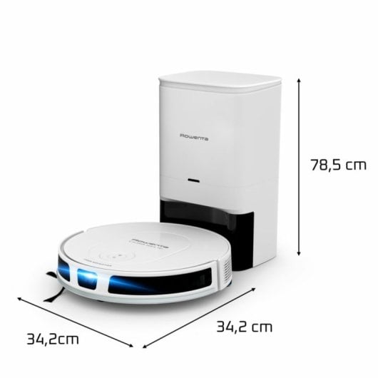 Robot Aspirador Rowenta X-Plorer RR8497 con fregado, navegación láser y base de autovaciado