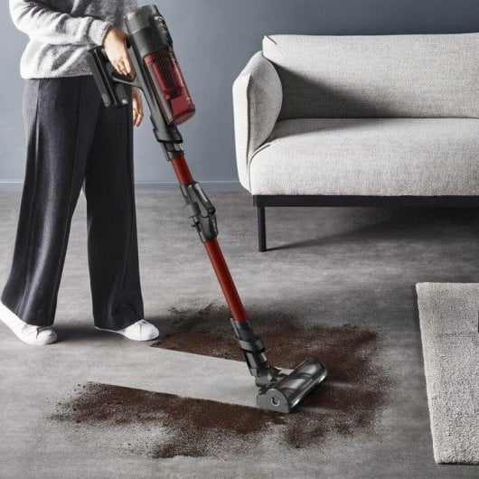 Aspirador sem Fio Rowenta RH9A73WO 150W 60min Animais Filtro 99.9% Depósito 0.65L