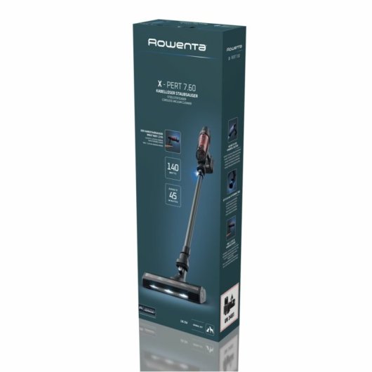 Aspiradora sin cable Rowenta RH6A75WO X-Pert 7.60 140W Autonomía 45min Animal Care Filtro lavable