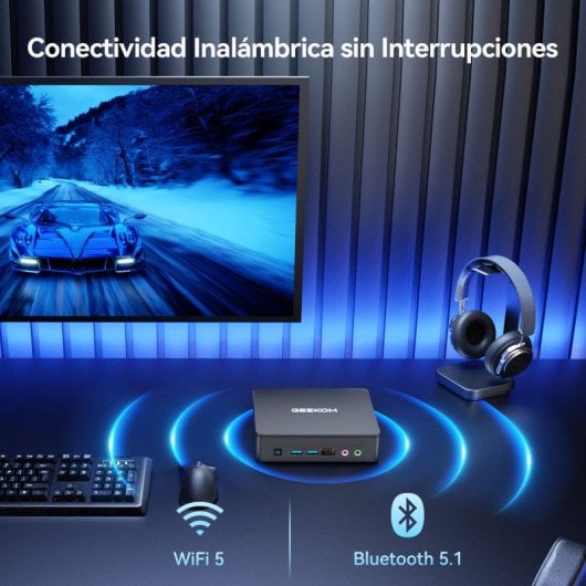 GEEKOM Air12 Lite Intel N150 8 GB 256 GB SSD Windows 11 Pro Kompakter Desktop-PC