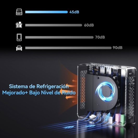 GEEKOM Air12 Lite Intel N150 8 GB 256 GB SSD Windows 11 Pro Kompakter Desktop-PC