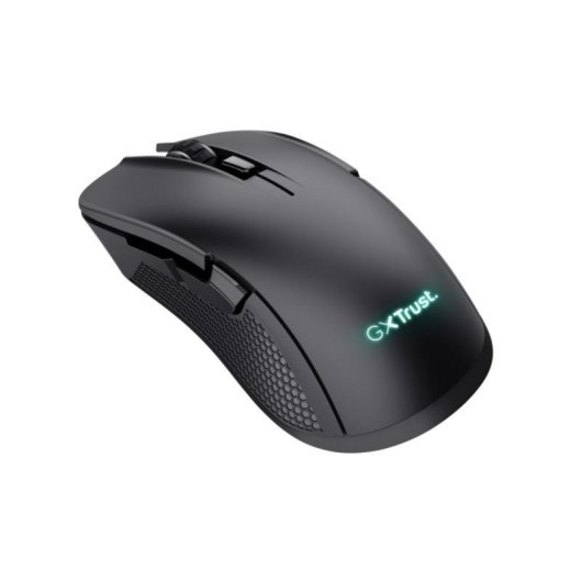Ratón Trust GXT 931 Ybar 7200DPI Láser RGB Inalámbrico Recargable Bluetooth USB-C 6 Botones