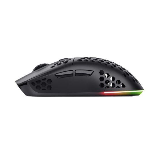 Ratón Trust inalámbrico 4800 DPI RGB ultraligero recargable 6 botones