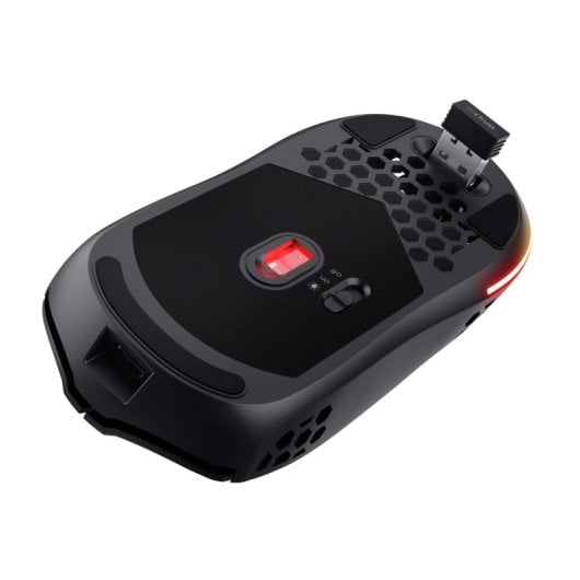 Ratón Trust inalámbrico 4800 DPI RGB ultraligero recargable 6 botones