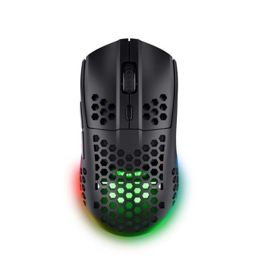 Ratón Trust inalámbrico 4800 DPI RGB ultraligero recargable 6 botones