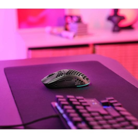 Ratón Trust inalámbrico 4800 DPI RGB ultraligero recargable 6 botones