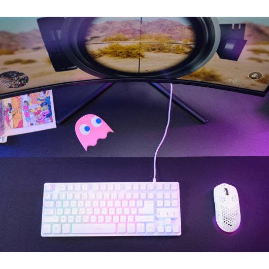 Ratón Trust GXT 929 Helox inalámbrico 4800 DPI RGB ultraligero