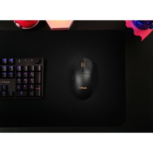 Ratón Trust inalámbrico 25600 DPI RGB 6 botones recargable teflón programable
