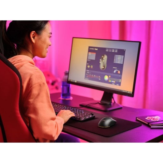Ratón Trust inalámbrico 25600 DPI RGB 6 botones recargable teflón programable
