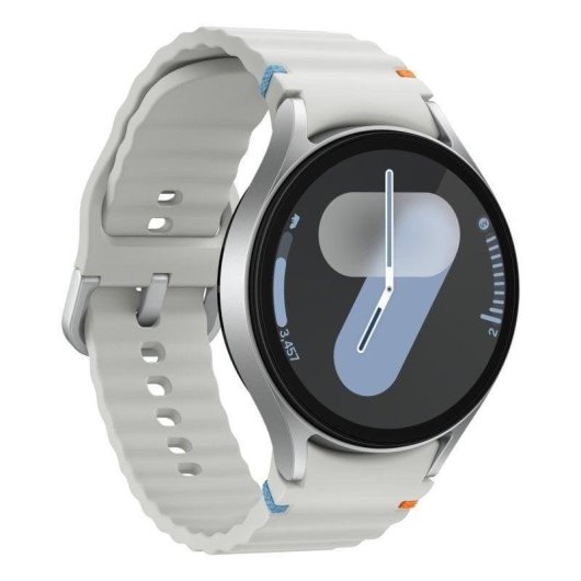 Samsung Galaxy Watch7 Bluetooth GPS 44mm AMOLED Prateado Resistente Água 5ATM SpO2