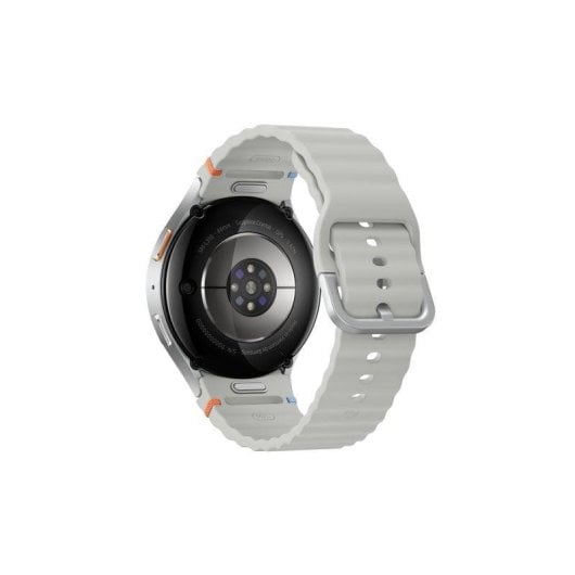 Samsung Galaxy Watch7 Bluetooth GPS 44mm AMOLED Argent M/L Étanche IP68 SpO2 Pulsomètre