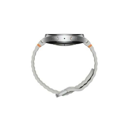 Samsung Galaxy Watch7 Bluetooth GPS 44mm AMOLED Argent M/L Étanche IP68 SpO2 Pulsomètre