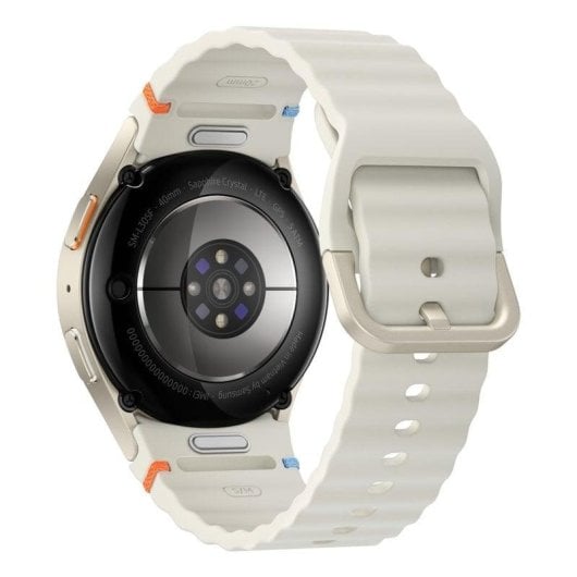 Samsung Galaxy Watch7 LTE GPS 40mm AMOLED Creme S/M IP68 5ATM SpO2 Herzfrequenz Schlaftracking
