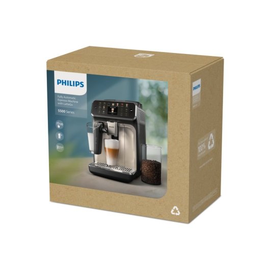 Cafetera Automática Philips 5500 Series EP5543/90 1,8L 15 bares LatteGo 2 tazas molinillo integrado