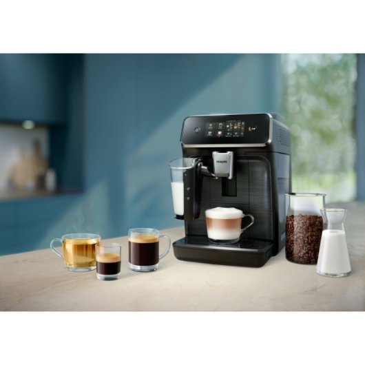 Cafetera Automática Philips Serie 2300 EP2333/40 1.8L 1500W LatteGo molinillo integrado