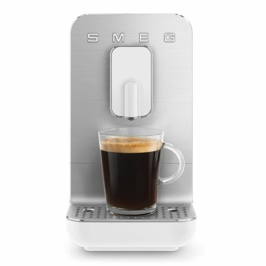 Cafetera superautomática SMEG BCC11WHMEU 1,4L 19 bar con molinillo integrado blanco/gris