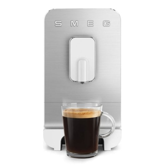 Cafetera superautomática SMEG BCC11WHMEU 1,4L 19 bar con molinillo integrado blanco/gris