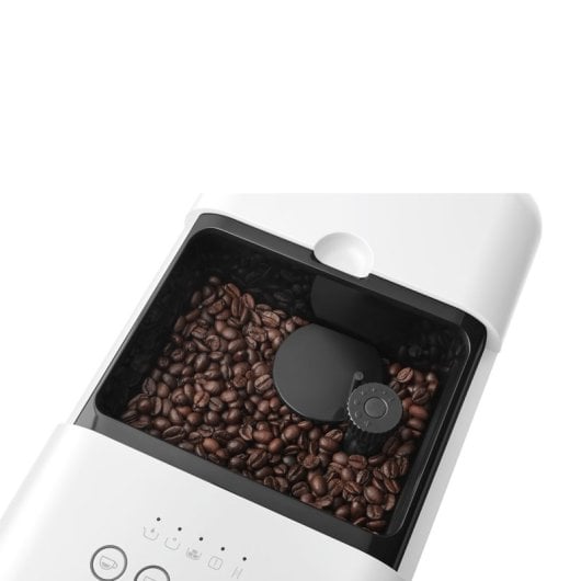 Cafetera superautomática SMEG BCC11WHMEU 1,4L 19 bar con molinillo integrado blanco/gris