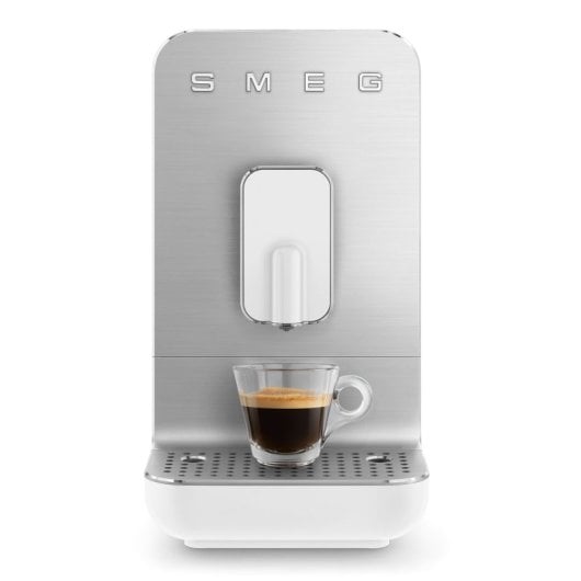 Cafetera superautomática SMEG BCC11WHMEU 1,4L 19 bar con molinillo integrado blanco/gris