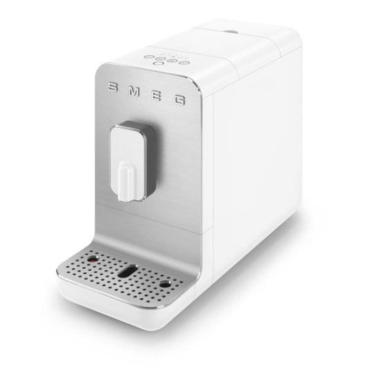 Cafetera superautomática SMEG BCC11WHMEU 1,4L 19 bar con molinillo integrado blanco/gris