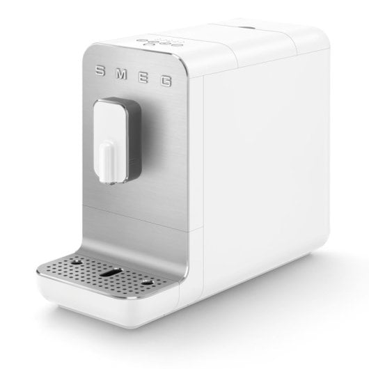 Cafetera superautomática SMEG BCC11WHMEU 1,4L 19 bar con molinillo integrado blanco/gris