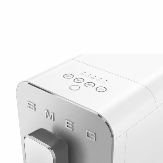 Cafetera superautomática SMEG BCC11WHMEU 1,4L 19 bar con molinillo integrado blanco/gris