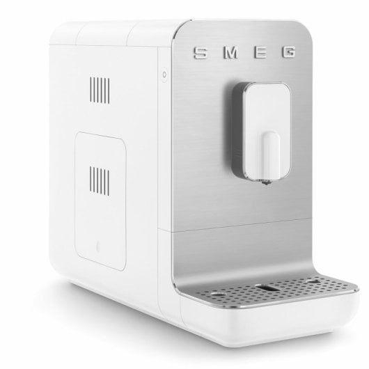 Cafetera superautomática SMEG BCC11WHMEU 1,4L 19 bar con molinillo integrado blanco/gris
