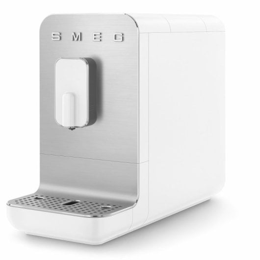 Cafetera superautomática SMEG BCC11WHMEU 1,4L 19 bar con molinillo integrado blanco/gris