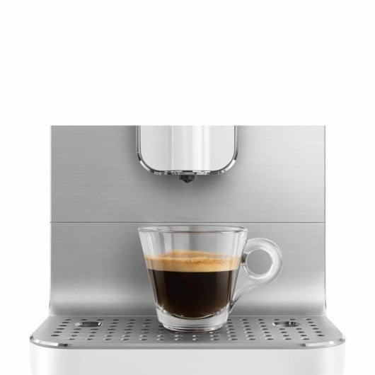 Cafetera superautomática SMEG BCC11WHMEU 1,4L 19 bar con molinillo integrado blanco/gris