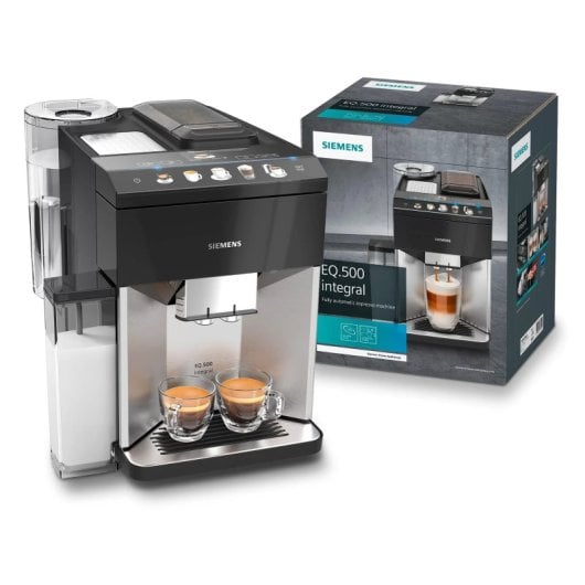 Cafetera Superautomática Siemens EQ.500 TQ507R03 1,7L 15 bar TFT Negro Acero Inoxidable