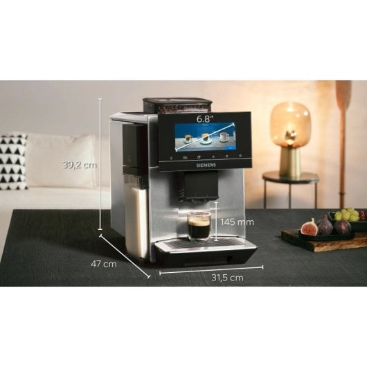 Cafetera Superautomática Siemens EQ.900 TQ903DZ3 2,3L 19 bar 1500W Wi-Fi pantalla táctil