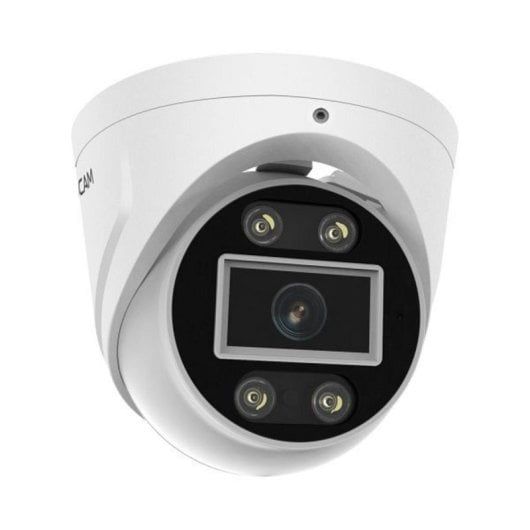 Cámara domo Foscam T5EP 5MP PoE exterior con focos automáticos, sirena y detección avanzada