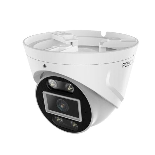Telecamera Dome Foscam T5EP 5MP PoE per esterni con messa a fuoco automatica, sirena e rilevamento avanzato