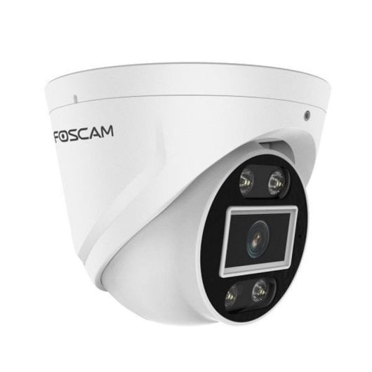 Cámara domo Foscam T5EP 5MP PoE exterior con focos automáticos, sirena y detección avanzada